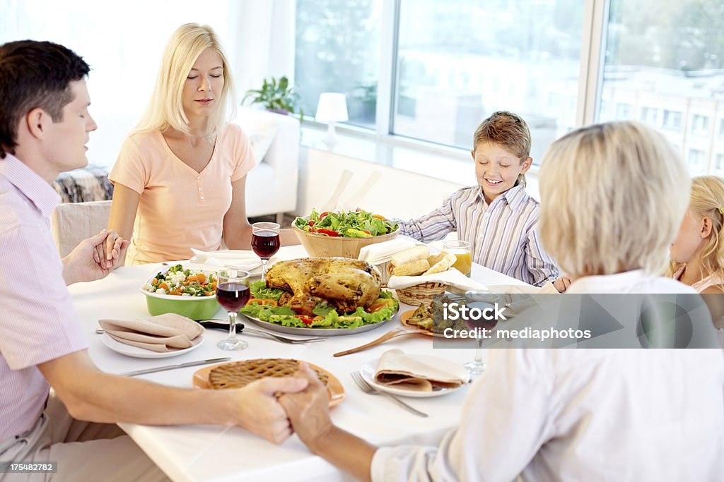 Jantar de Ação de Graças - Royalty-free Adulto Foto de stock