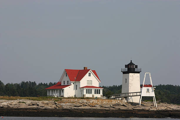 istock Lighthouse in Boothbay Harbor, Maine. 175482966