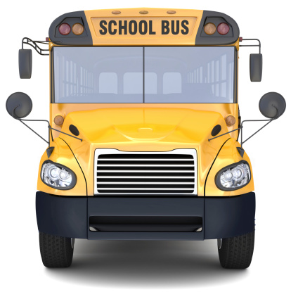 3D rendering of the school bus