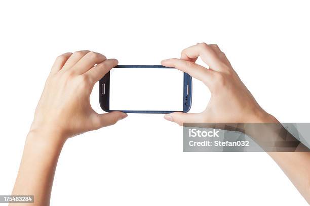 Fotografar Com Smartphone - Fotografias de stock e mais imagens de Telefone - Telefone, Figura para recortar, Fotografar