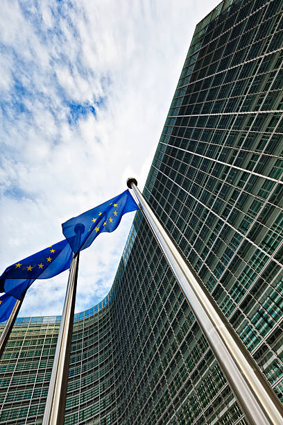 istock EU flags at the european commission building, brussels 175483381