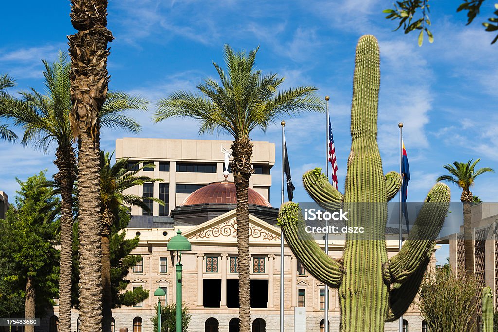 Phoenix Arizona State Capitol Building - Lizenzfrei Kapitol - Lokales Regierungsgebäude Stock-Foto