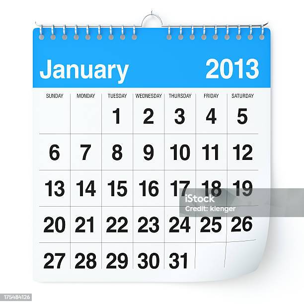 Januari 2013 Kalender Foto Stok - Unduh Gambar Sekarang - 2013, Acara  Perayaan - Peristiwa, Baru - Kondisi - Istock