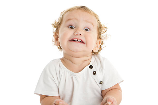 istock Adorable expressive little girl 175484655