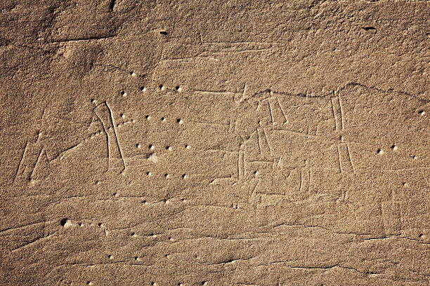 Petroglyphs at Writing-on-Stone Provincial Park - Alberta, Canada