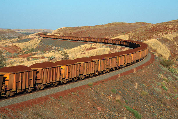 istock Iron ore on the move from mine to port 175485234
