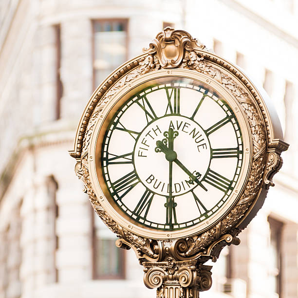 istock Fifth Avenue Building Clock and Flatiron 175485309