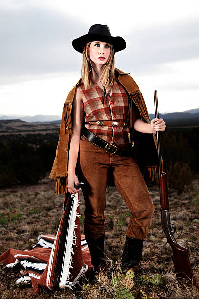 Young Cowgirl in Wild West