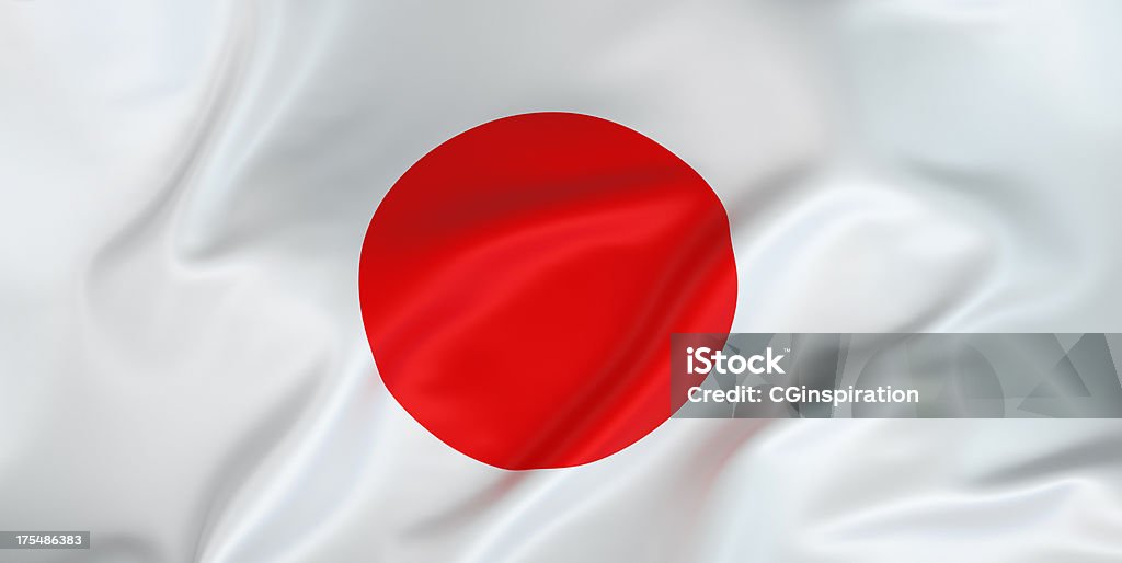 Японский флаг - Стоковые фото Азиатская культура роялти-фри