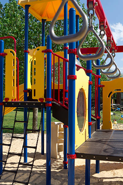 istock Detail of a new brightly colored playground 175486450