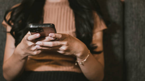 istock Businesswoman using smart phone 1754866662