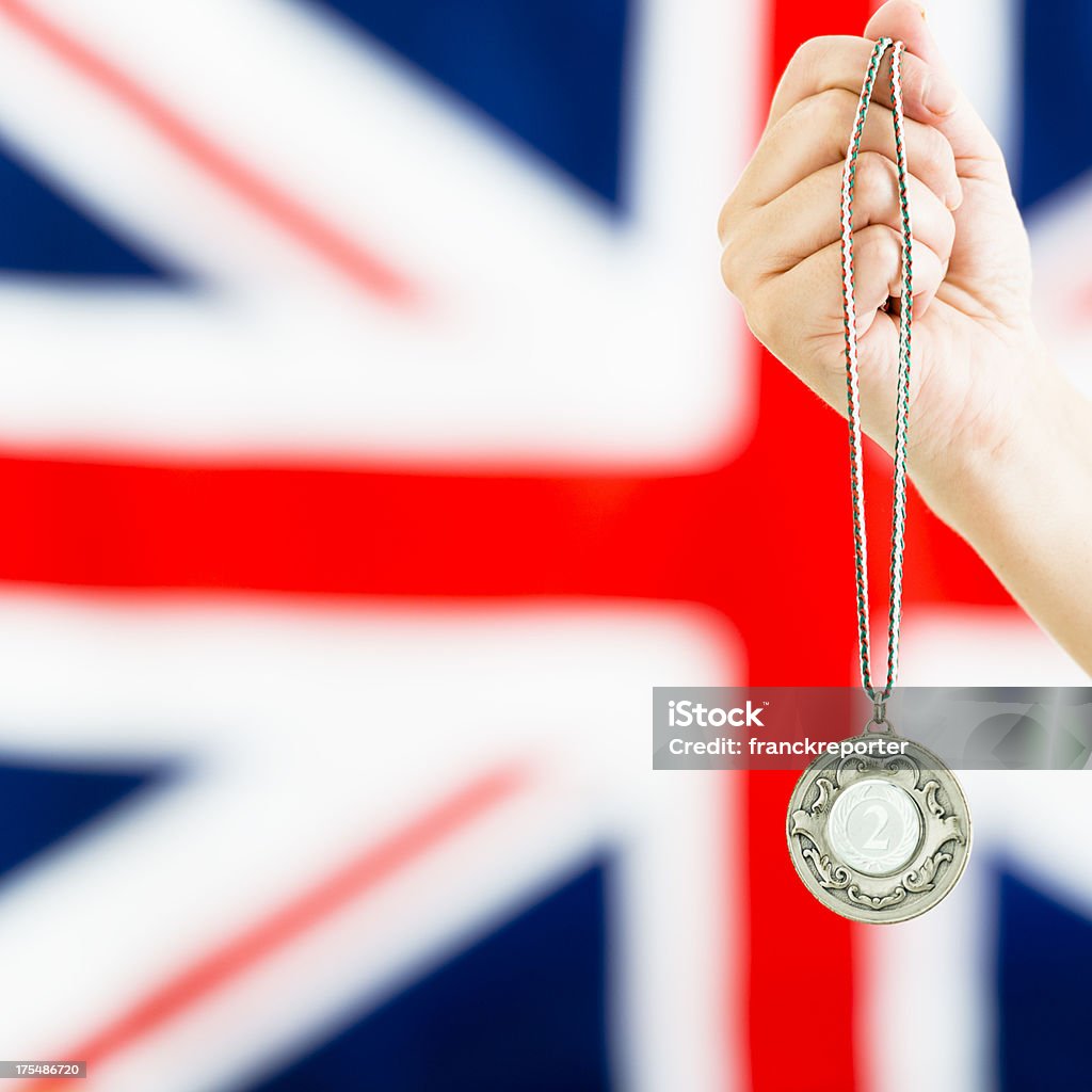 Drugie miejsce srebrny ogólny medali w Londynie 2012 r. - Zbiór zdjęć royalty-free (Anglia)