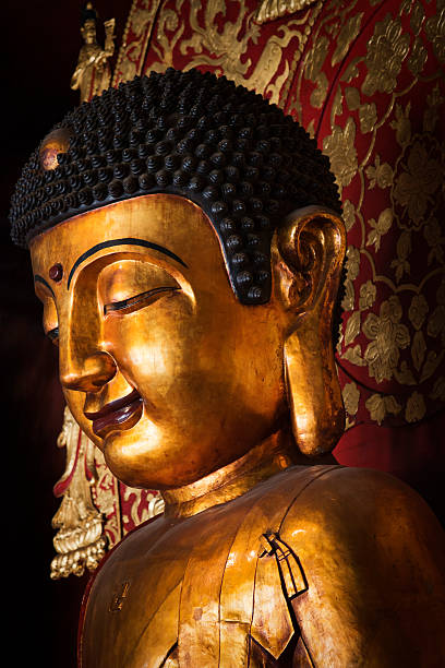 istock Buddha Statue in Dafo Buddhist Temple, Guangzhou, China 175487082
