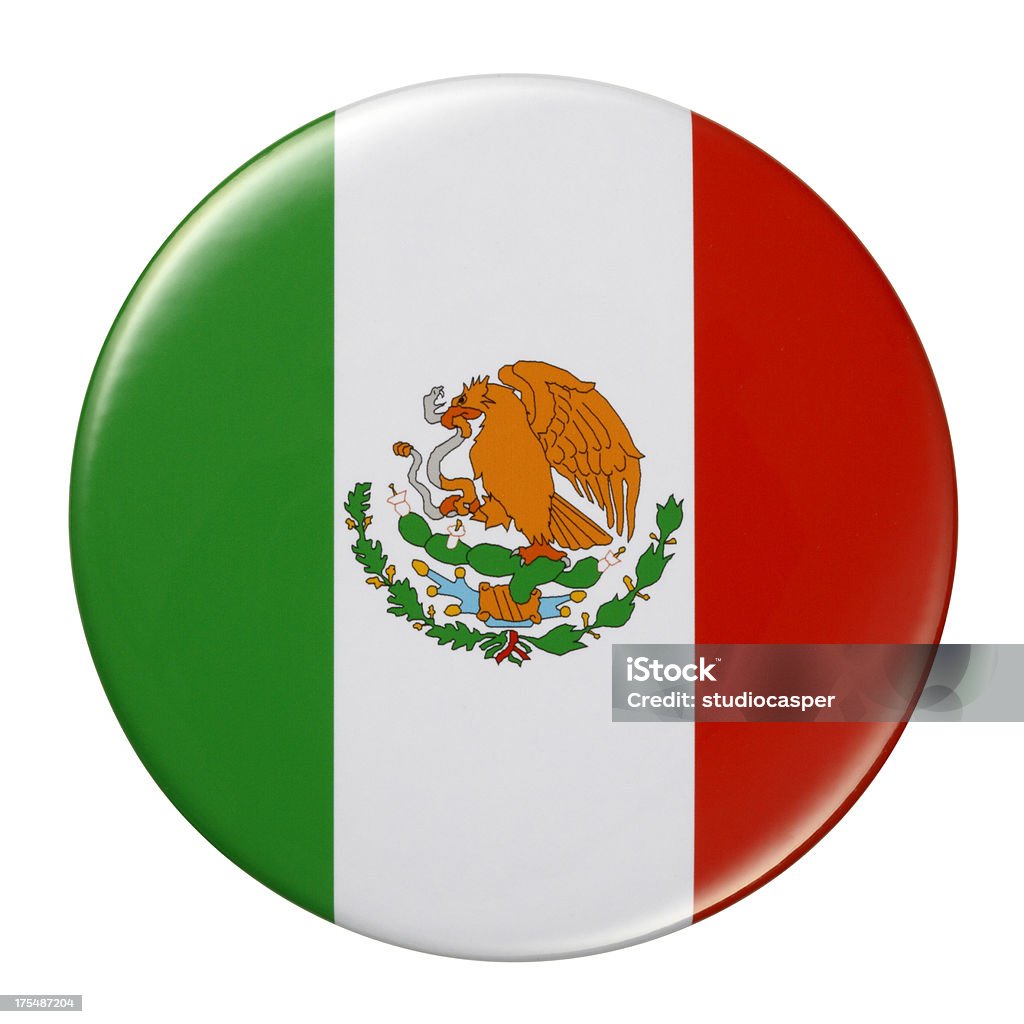 Ícone de Bandeira do México - Royalty-free Amostra de Cor Ilustração de stock