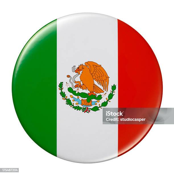 Ícone De Bandeira Do México - Arte vetorial de stock e mais imagens de Amostra de Cor - Amostra de Cor, América Latina, Bandeira