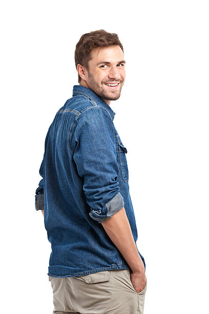 istock young handsome man in jeans shirt 175487932
