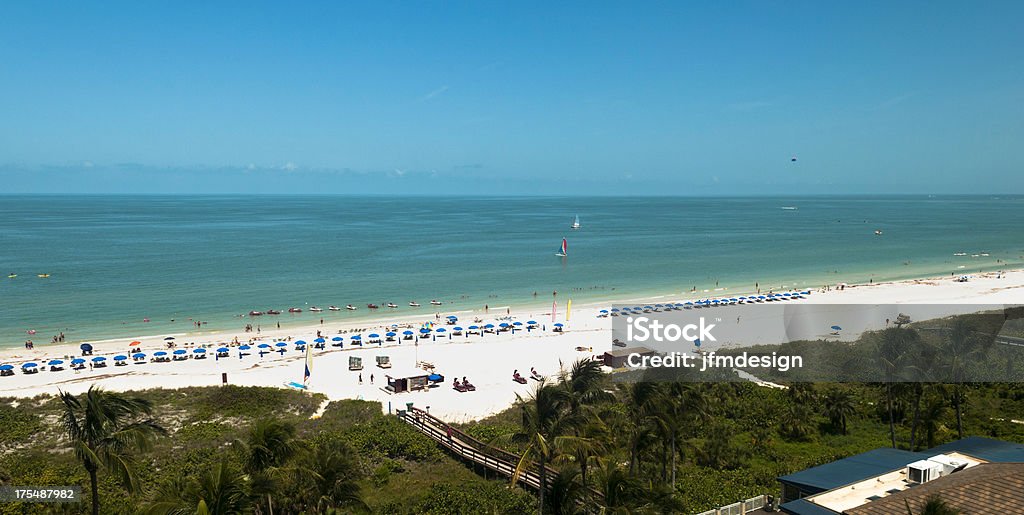 South Florida beach view Marco Island Stock Photo