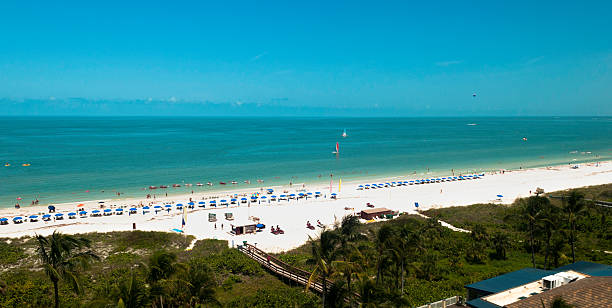 South Florida beach view South Florida beach view marco island stock pictures, royalty-free photos & images