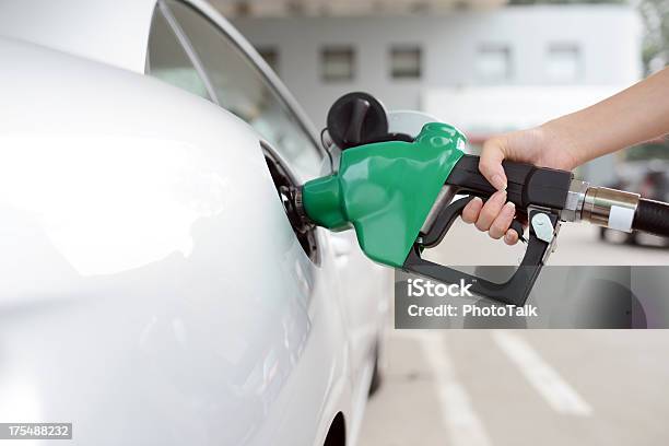 Refueling At Gas Station Xxxxxlarge Stock Photo - Download Image Now - Gasoline, Fuel Pump, Car