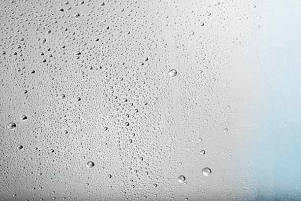 istock Water drops background Dew condensation texture on ice cold  glass 175488336