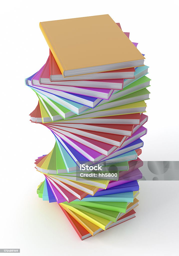 色とりどりの書籍 - 3Dのロイヤリティフリーストックフォト