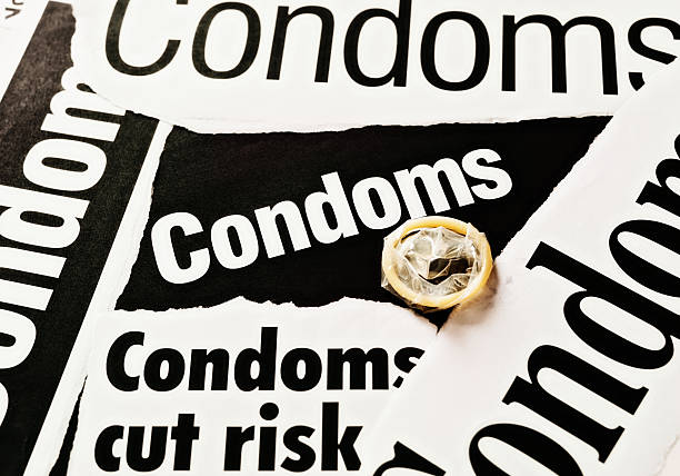 istock Headlines about condoms plus a real one 175489496