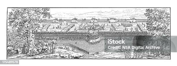 Roman Campo Militararquitectura Antigo Ilustrações - Arte vetorial de stock e mais imagens de Romano