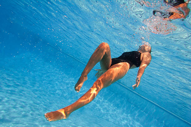istock Attractive woman underwater 175489681