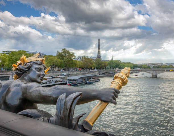istock Alexander III bridge in Paris, France 1754897736