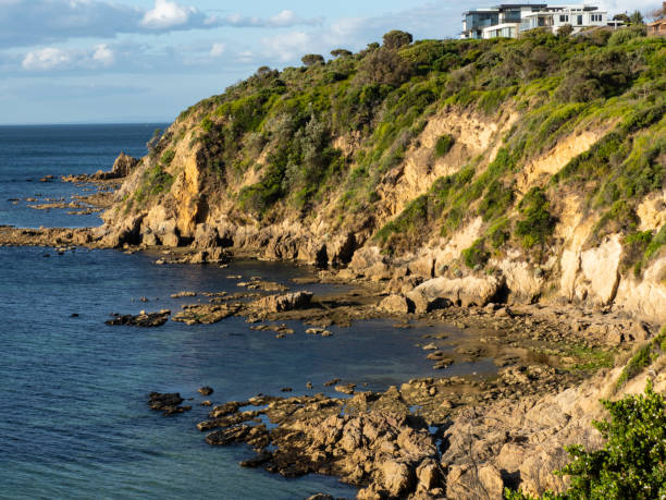 istock Luxury houses on clifftop 1754897741