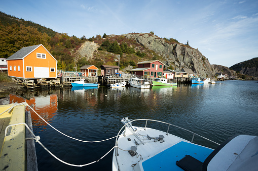 Sunset at island of Knippla in archipelago of Gothenburg, Sweden