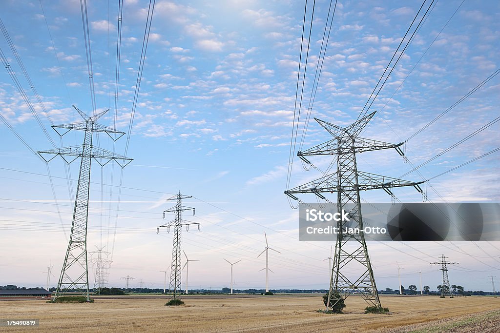 High voltage power lines - Lizenzfrei Energieindustrie Stock-Foto