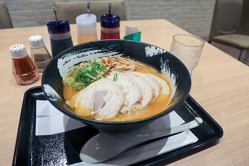 Sapporo miso ramen with char siu and menma toppings