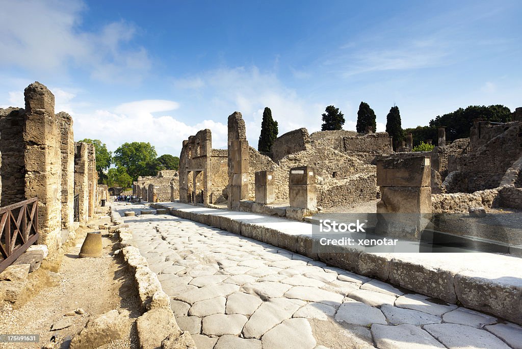 Ruins of Pompei Pompeii Stock Photo