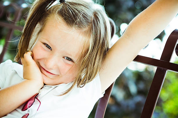 istock Little girl with pigtail 175491666