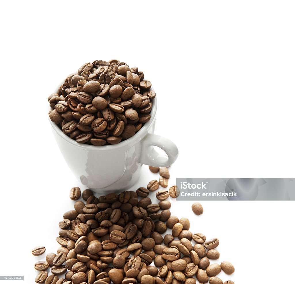 コーヒー豆カップ - エスプレッソのロイヤリティフリーストックフォト