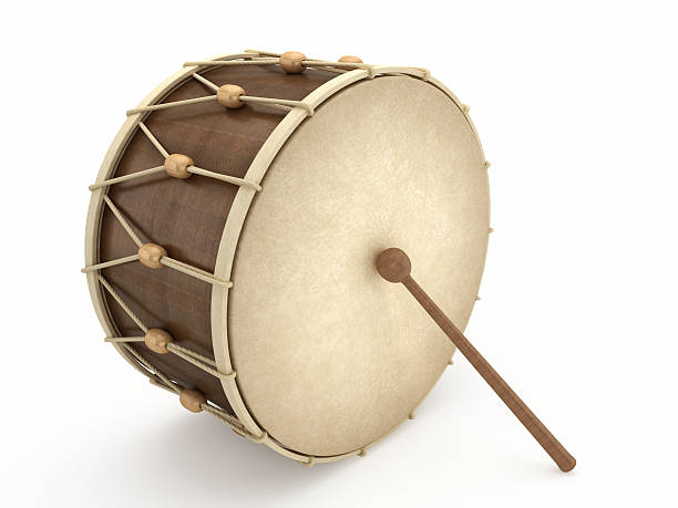 Traditional drum isolated on white. Clipping path included. (Please note that clipping path will be available in the largest file size purchase.)Similar:
