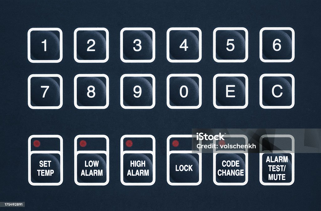 アラームシステムキーパッド - アク�セスしやすいのロイヤリティフリーストックフォト