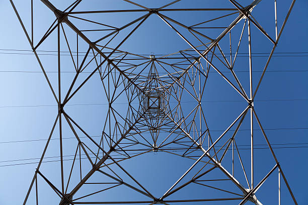 Electricity Pylon stock photo