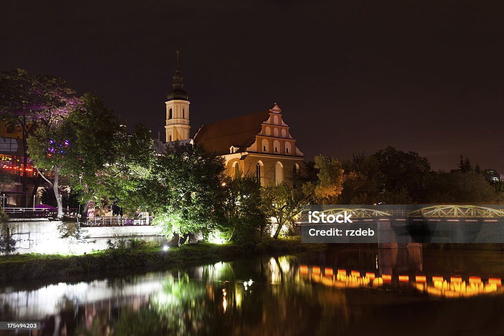 Ополе ночью-Польша, Европа - Стоковые фото Без людей роялти-фри