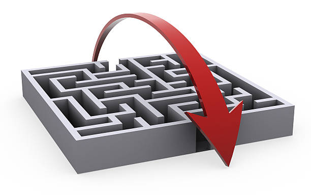 istock Taking a shortcut to solve the maze 175494254