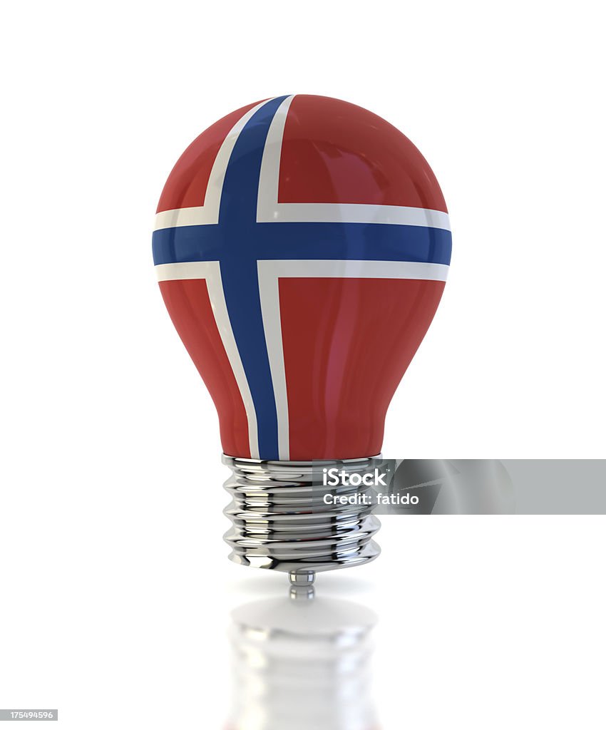 Norvegia Lampadina - Foto stock royalty-free di Lampadina