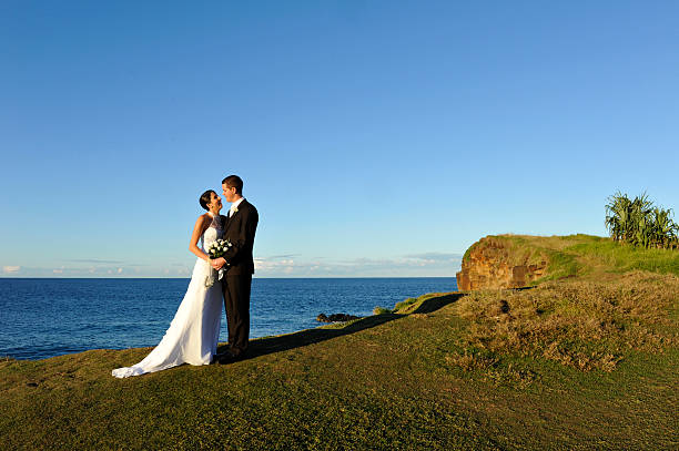 istock Pair of newlyweds on their wedding day 175495023