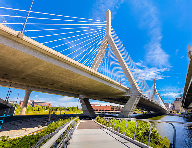 istock Boston - North Bank Walkway and Zakim Bridge 175495514