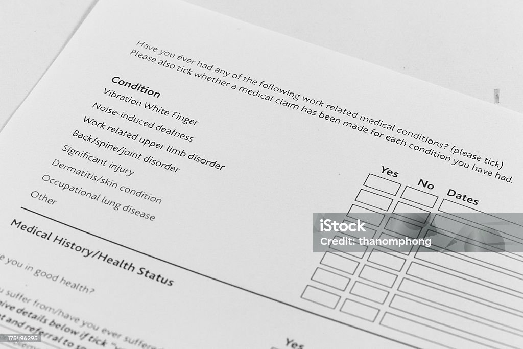 Медицинское страхование приложений медицинской информации - Стоковые фото Без людей роялти-фри