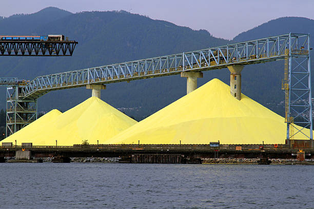 istock Sulphur Piles in Coal Harbour, British Columbia, 175496672