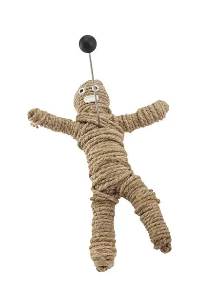 Voodoo Doll with pin.