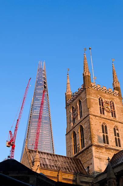 istock The Shard skyscraper and Southwark Cathedral, London 175497015