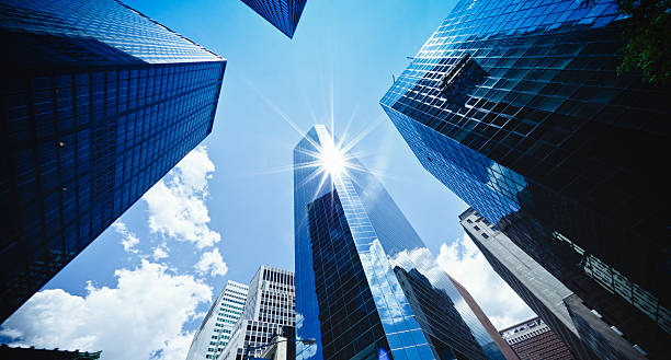istock Business steel Manhattan skyscraper 175497059