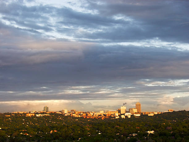Sandton Skyline, Johannesburg stock photo
